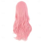 abordables Perruques de fête-Perruque de cosplay d&#039;Halloween avec cheveux bouclés longs de 28 à 70 cm