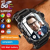 Недорогие Смарт-часы-Новые мужские смарт-часы на Android с GPS, 3G RAM/32G ROM, HD-камерой, 2G, 4G SIM-картой, Wi-Fi, быстрым беспроводным доступом в Интернет