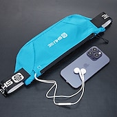 abordables Bolsas de running-Bolsa de cintura Riñonera para correr Riñonera deportiva para Maratón Correr Corriendo Bolsas de Deporte Ligero Antirrobo Resistente al Agua Con compartimentos Nailon Hombre Mujer Bolsa para correr