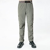 Χαμηλού Κόστους Κάτω-Ανδρικά Μετατρέψιμα παντελόνια Παντελόνι πεζοπορίας Καλοκαίρι Εξωτερική Γρήγορο Στέγνωμα Multi Pocket Ελαστικό Σκούπισμα ιδρώτα Παντελόνια Μαύρο Πράσινο Χακί Ελαστίνη