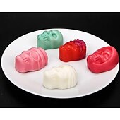 preiswerte Halloween Küche-2er-Pack Halloween-Silikonformen, Totenkopf-Schokoladenform, Silikon-Pralinenform, 10 Mulden für selbstgemachte Süßigkeiten, Gelee, Eiswürfel, Fondant und Kuchendekoration