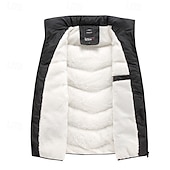 Недорогие Жилеты-Муж. Жилет для туризма и прогулок Зимнее пальто Флисовый жилет Жилет-пуховик Тепловой жилет Зима Осень на открытом воздухе Сохраняет тепло Жилет Охота Рыбалка Восхождение Черный Желтый Оранжевый