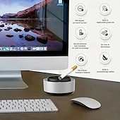 billige Husholdningsapparater-2-i-1 smart røykfritt askebeger fjerner umiddelbart lukten av passiv røyking, egnet for hjemmekontor, utendørs husholdningsapparater, julegaver