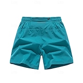 preiswerte Laufshorts-Herren Laufshorts Trainingsshorts Reißverschlusstasche Hohe Taille Unterteile Athleisure Fitnessstudio Trainieren Schnelltrocknend Atmungsaktiv Fitnesstraining Outdoor Laufen Normale Passform