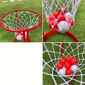 cheap Outdoor Activity-2Pcs Headband Basketball Party Game Suitable for Parent-child Game Carnival Game Adjustable Net Headband Two-person Game Active Atmosphere Props Indoor and Outdoor Games