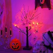 abordables Luces decorativas-árbol de Navidad Sin Cuerdas ON / OFF día de Gracias Víspera de Todos los Santos USB 1 PC