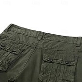 abordables Pantalons Cargo-Homme Pantalons Cargo Pantalons Boutons Multi-poches Uni Portable Extérieur Quotidien Camping &amp; Randonnée Mode Classique Noir Jaune