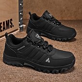 頑丈なトレッドを備えたメンズアウトドアハイキングシューズ、ウォーキング、キャンプ、荒野の旅行に最適な通気性のあるトレイルスニーカー お買い得  メンズスニーカー-頑丈なトレッドを備えたメンズアウトドアハイキングシューズ、ウォーキング、キャンプ、荒野の旅行に最適な通気性のあるトレイルスニーカー