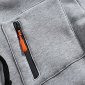 abordables sweats à capuche basiques pour hommes-Homme Sweat à capuche Sweat à capuche quart zippé Sweat à capuche tactique Noir Vert Véronèse bleu marine Kaki Gris Clair À capuche Uni Avec Poches Sport &amp; Loisir Occasionnel Quotidien Streetwear