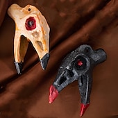 abordables Jusqu'à 30 $-Sifflet crâne d'inspiration aztèque à deux tons - sifflet unique en résine pour les farces et la survie en plein air&amp;amp;accessoire de sac à dos cool