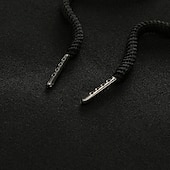 levne pánské základní mikiny s kapucí-Pánské Kapuce Černá Šedá Kapuce Bez vzoru Šňůrky Sporty a outdoor Denní Dovolená Polyester Šik ven Základní Na běžné nošení Jaro Podzim Oblečení Mikiny s kapucí Mikiny