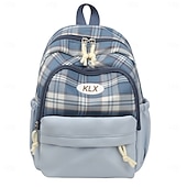 cheap Backpacks &amp; Bookbags-Plaid School Backpack for Girls – Cute Large Capacity Bookbag with Multi-Pockets for Back to School, Elementary &amp; Middle School