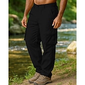preiswerte Unterteile-Herren Cargohosen Wanderhosen Außen Normale Passform Wasserdicht Winddicht Unterteile Tasche Schwarz Armeegrün Camping / Wandern Laufen S M L XL XXL
