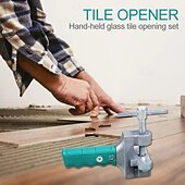 cheap Hand Tools-Glass Tile Cutter Tool Kit Handheld Diamond Glass Cutting Knife for Thick Glass Ceramic Tiles Portable Manual Tile Scorer DIY Craft Cutting Tool