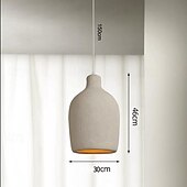 tanie Światła wiszące-Lampa wisząca wabi sabi w stylu orientalnym, wysokość 51 cm, ciepłe białe światło, e26 e27, regulowany łańcuszek