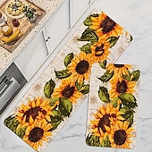 cheap Rugs &amp; Mats &amp; Carpets-Sunflower Series Long Kitchen Mat - Non-Slip, Stain-Resistant, Absorbent Rug for Entryway &amp; Home Use