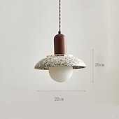 cheap Island Lights-Modern Handmade Ceramic Pendant Light, Metal Ceramic Material, 20cm Height, Warm White Light, G9, Adjustable Chain
