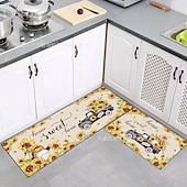cheap Rugs &amp; Mats &amp; Carpets-Sunflower Series Long Kitchen Mat - Non-Slip, Stain-Resistant, Absorbent Rug for Entryway &amp; Home Use
