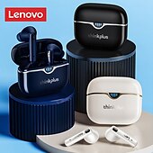 お買い得  ワイヤレスヘッドホン-レノボ LP15 TWSトゥルーワイヤレスヘッドフォン 耳の中 Bluetooth 5.3 ステレオ 充電ボックス付き 内蔵マイク のために Apple Samsung Huawei Xiaomi MI 日常使用 旅行 サイクリング 携帯電話