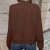cheap Casual Jackets-Women&#039;s Casual Jacket Sport Jacket Textured Jackets Office / Career Daily Wear Going out Fall Regular Coat Stand Collar Regular Fit Warm Vintage Style Lady Casual Jacket Long Sleeve non-printing