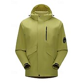 abordables Chaquetas impermeables-Hombre Cortavientos Chaqueta Chaqueta para senderismo Chaqueta rígida Al aire libre Impermeable Resistente al Viento Trajes de senderismo Ropa de senderismo Primavera Otoño Camiseta Camping