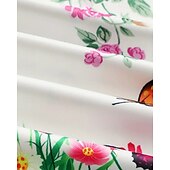 cheap 3D Butterfly Dress-Girls&#039; 3D Butterfly Flower Dress Long Sleeve Summer Spring Vacation Daily Holiday Princess Beautiful Sweet Kids 4-12 Years Casual Dress A Line Dress Knee-length Regular Fit