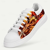 baratos Sapatos de impressão gráfica-Tênis masculino Ruth Thompson Dragon Art edição limitada – calçados casuais com estampas de fantasia para amantes de mitologia e looks criativos