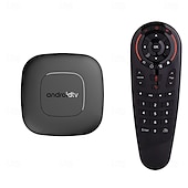 cheap TV Boxes-Smart TV Box Streaming Media Player Global Version Mortal T1 Bluetooth Google Assistant Android13 AllwinnerH313 2.4G&amp;5G Wifi 4K