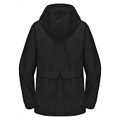 billiga Trenchcoats-Dam Trenchcoat Hoodiejacka Bekväm Andningsfunktion Dragkedja Ficka Ledigt Slät Semester Gata Dagliga kläder Utekväll Dragkedja Normal Luvtröja Normal Långärmad Ytterkläder Svart Gul Vin Vår Höst