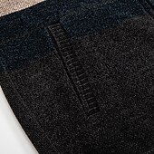 preiswerte Herren Strickjacke-Herren Strickjacke Kurzer Pullover Reißverschluss-Pullover Strickpullover Gerippt Stricken Normale Oberteile Patchwork Tasche Farbblock Stehkragen Mode Klassisch Urlaub Alltagskleidung Bekleidung