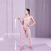 abordables Soins Personnels &amp; Santé-Bande de résistance pour le yoga 25 lb/35 lb, bande de fitness extensible, bandes d&#039;exercice en forme de 8 polyvalentes, aide à la traction en forme de 8 pour la mobilité des épaules &amp;développement du