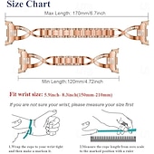 Недорогие Ремешки для часов Samsung-Ремешок для часов для Samsung Galaxy Часы 8 40/44 мм Часы 8 Классика 46 мм Смотреть Ультра Нержавеющая сталь Замена Ремень Блеск Блестящий бриллиант Ювелирный браслет Браслет
