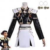preiswerte Damenkostüme-KPop-Dämonenjäger Zoey Dämonenjäger Hunttrix Kostüm Festkleidung Virtuelles Idol Film Cosplay for Damen Erwachsene Halloween Karneval Leistung Comic-Konzert Anime Expo