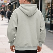 abordables sudaderas basicas hombre-Hombre Sudadera Sudadera con capucha y cremallera completa Sudadera con capucha de lana Albaricoque Negro Verde Ejército Azul Marino Gris Claro Con Capucha Plano Bolsillo Deporte Diario Festivos
