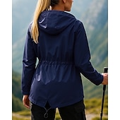 cheap Outdoor Jackets-Women&#039;s Windbreaker Softshell Jacket Hiking Jacket Outdoor Waterproof Windproof Hiking Outfits Hiking Clothes Spring Autumn / Fall Top Camping / Hiking / Caving Running Black Yellow Pink