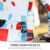 cheap Men&#039;s Jerseys-WOSAWE Spring Summer Men&#039;s Cycling Long Sleeve Quick Dry Breathable Printed Top Road Cycling Jersey Jacket BD270