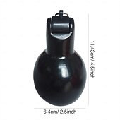 abordables Equipo de Camping-1 silbato de mano de PVC duradero y fuerte.&amp;amp;Sonido claro para entrenadores, profesores y árbitros. Ideal para Halloween, Día de los Inocentes, Día del Maestro y Día del Padre. Uso versátil en