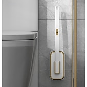 levne Koupelnové pomůcky-Nástěnná inovativní sada toaletních kartáčů s 36 dílnými náhradními hlavicemi, dlouhá rukojeť, jednorázový čistič koupelny, závěsný čistič toalet, hygienický čisticí kartáč na toalety a do domácnosti