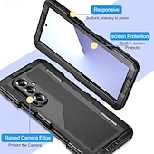economico Cover Samsung-telefono Custodia Per Samsung Galaxy Piegatura a Z 7 Z Fold 6 Z Fold 5 Z Fold 4 Copertura Posteriore con Supporto Resistente agli urti Retrò Motivo Geometrico Armatura pet Lega di Alluminio Silicone