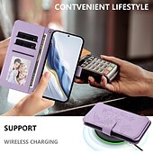 Недорогие Чехлы для Samsung-Чехол для телефона Samsung Galaxy S24 S23 S22 S21 Ultra Plus A55 A35 A25 A15 5G A54 A34 A14 A73 A53 A33 A23 A13 A72 A52 A42 A32 A22 A12 A02, чехол-кошелек с подставкой-держателем, на молнии, защитный