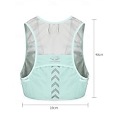 cheap Running Vest-Running Vest Hydration Vest Backpack Reflective Waterproof Lightweight Polyester Hydration for Marathon Hiking Trail Race