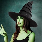 economico Accessori-Strega Elphaba Cappello Accessori Adulti Per donna Halloween Carnevale Feste Performance Costumi di Halloween facili Vestirsi