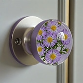 abordables Sculptures-Poignée de porte décorative unique en résine incrustée, design artistique, poignée d&#039;armoire artistique faite à la main pour portes intérieures, tiroirs, placards, décoration intérieure