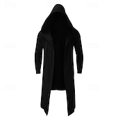levne pánské základní mikiny s kapucí-Pánské Kapuce Svrchní oblečení Černá Vodní modrá Trávová zelená Kapuce Bez vzoru Kapsy Sporty a outdoor Denní Dovolená Polyester Šik ven Základní Na běžné nošení Jaro Podzim Oblečení Mikiny s kapucí