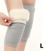 baratos Mangas &amp; Cachecol-aquecedores de pernas quentes de lã espessada para homens e mulheres, proteção contra o frio no outono e inverno