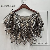 cheap Wedding Guest Wraps-Women&#039;s Wrap Elegant Sun Protection Short Sleeve Lace Wedding Wraps With Crystals For Formal Summer
