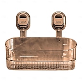 olcso Tárolás és rendszerezés-falra szerelhető tapadókorongos tárolóállvány erős ragasztóval, fúrás nélküli, akasztható tárolódoboz zuhanyfelszerelésekhez és kozmetikumokhoz