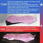 お買い得  キャンプ用品-再利用可能な医療グレードの足首1個&amp;amp;膝圧縮ジェルビーズバッグ - 柔らかくてふかふかの冷温リラックス、調節可能なストラップ付き、痛みを和らげるジェルビーズを広げる脚サポート&amp;amp;筋肉の回復