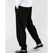 economico Pantaloni della tuta-Per uomo Pantaloni da tuta Joggers Pantaloni in velluto a coste Tasca Elastico in vita Coulisse Semplice Comodità Sport all&#039;Aperto Quotidiano Moda Casual Marrone Scuro Nero Micro-elastico
