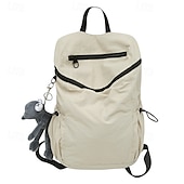 abordables Sacs à Dos de Plein Air-Homme Femmes Sac à Dos Cartable Sac à Dos Fonctionnel Sac à dos scolaire École Quotidien Camping &amp; Randonnée Nylon Réglable Grande capacité Imperméable Fermeture éclair Noir Rose Claire Vert